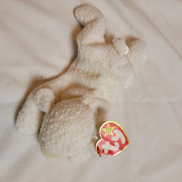 Vintage Ty Beanie Baby Fleece the Lamb Style 4125 1996 - Picture 2 of 8